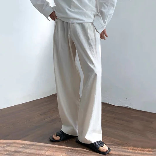 Wide-Leg Linen Pant