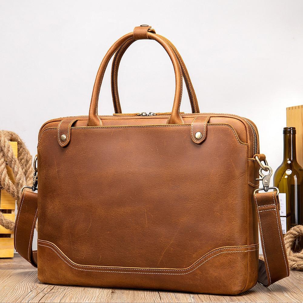 Leather Men's Briefcase