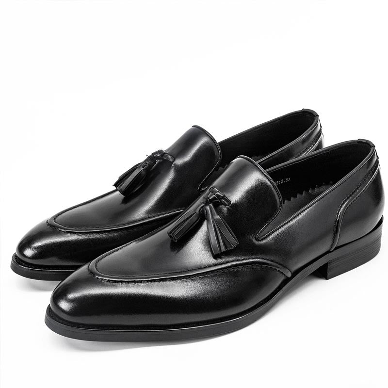 Kingsley Leather Tassle Loafers