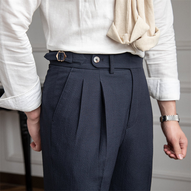 Seersucker Sidetab Trouser