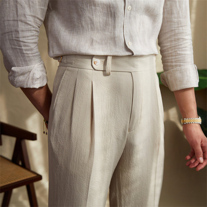 Seersucker Sidetab Trouser