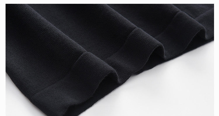 Knitted Button-less Polo Shirt