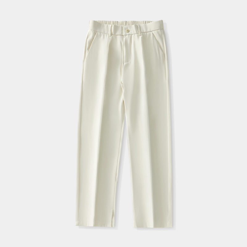 Straight Pleated Pants – Lautus Clothing