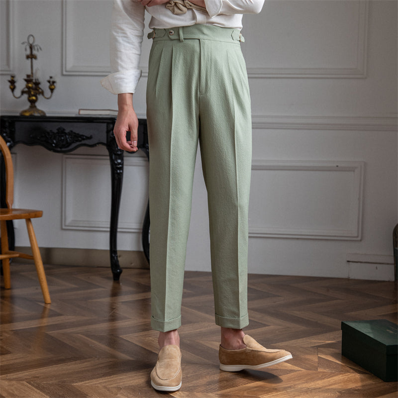 Seersucker Sidetab Trouser