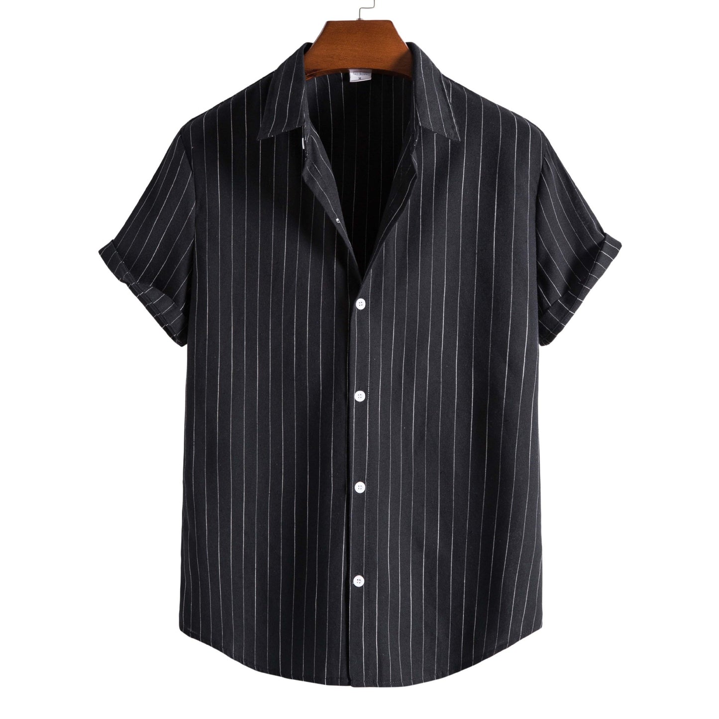 Striped Button-up Short Sleeve Shirt – Lautus Clothing