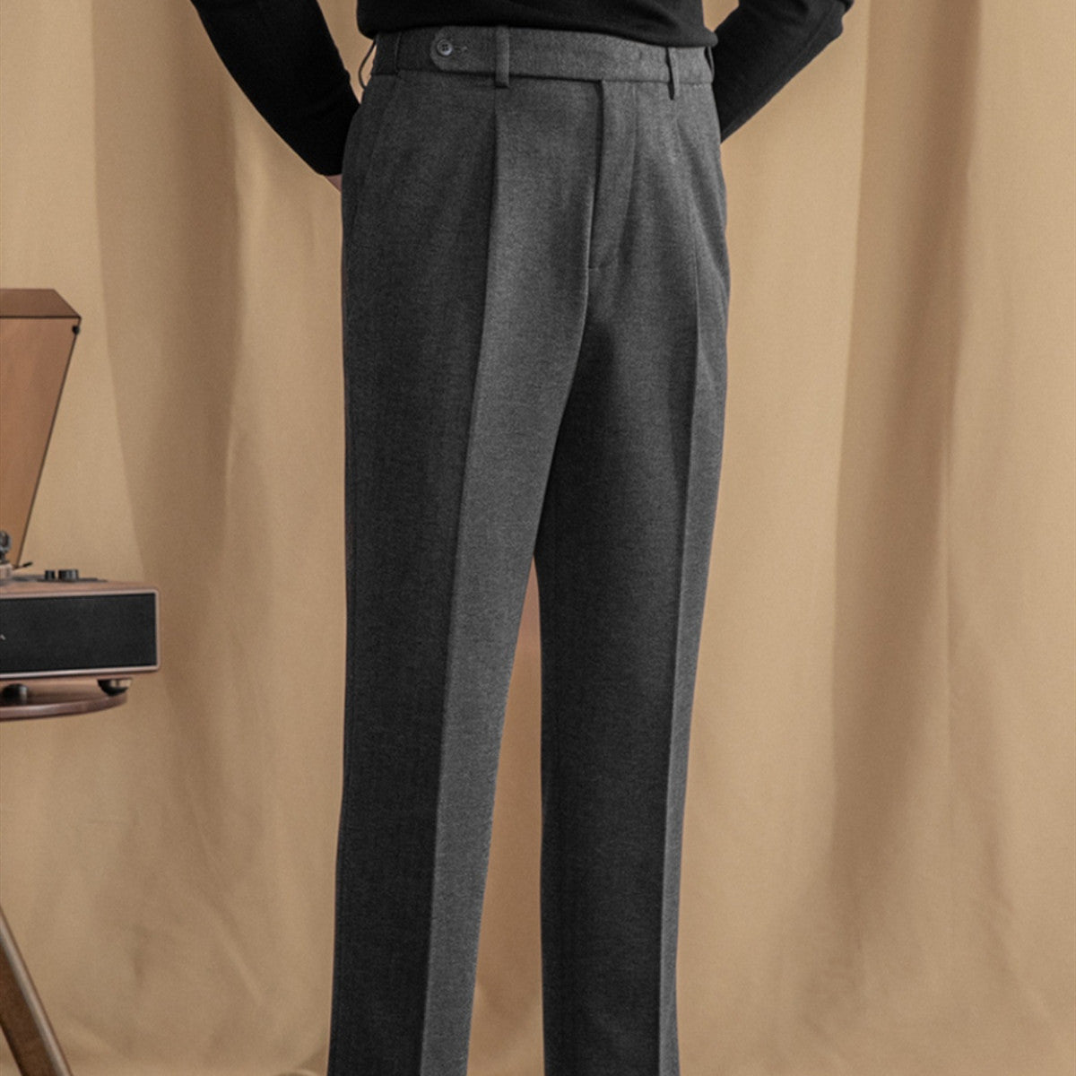 Gurkha Sidetab Herringbone Trousers