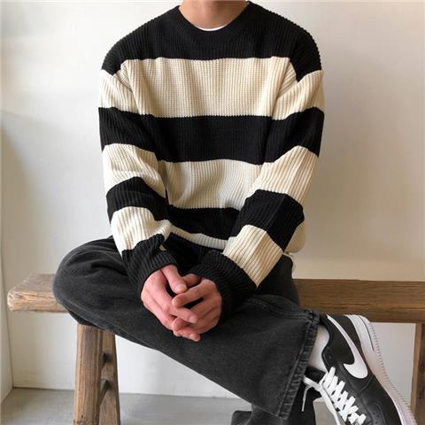 Striped Crewneck Sweater