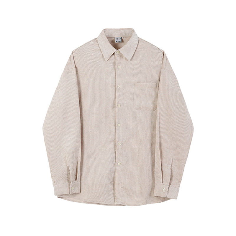 Long-Sleeve Corduroy Shirt