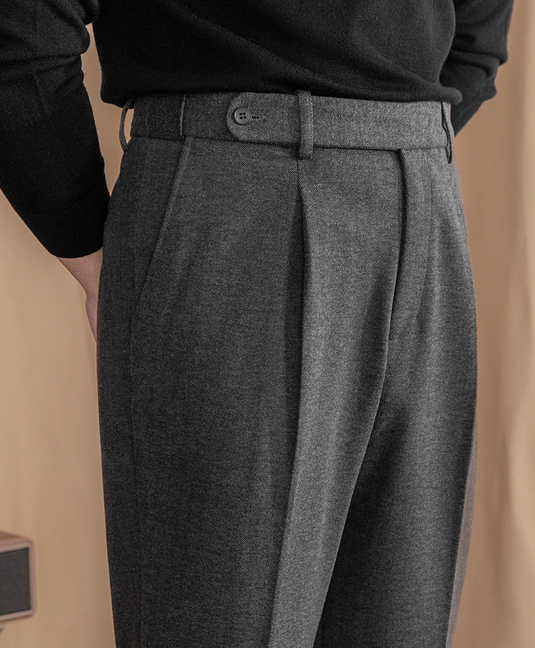 Gurkha Sidetab Herringbone Trousers